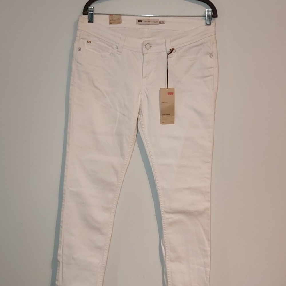 BNWT levi's red tag white skinny jean